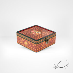 جعبه دکوپاژ طرح گل و مرغ کد A72