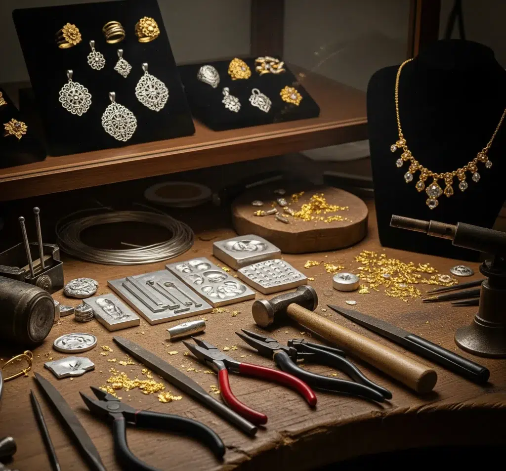 نقره کاری و طلاکاری