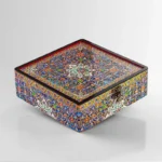 جعبه دکوپاژ طرح کاشی کاری