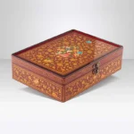 جعبه دکوپاژ طرح گل و مرغ