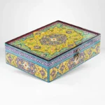 جعبه دکوپاژ طرح کاشی کاری