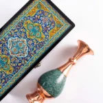 پک هدیه گلدان فیروزه کوبی