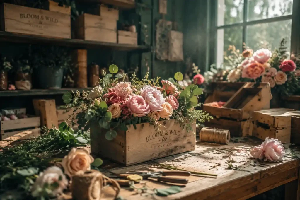 جعبه و باکس گل